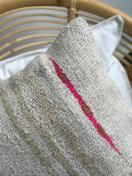 Modern rustic interior styling pillow case cushion. Stripes, abstract lines, creative design. Scandic interior, beach homes, minimal home decor, stylish. 