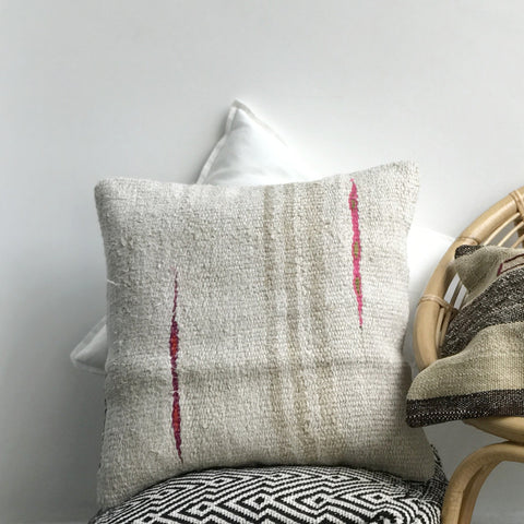 Modern rustic interior styling pillow case cushion. Stripes, abstract lines, creative design. Scandic interior, beach homes, minimal home decor, stylish. 