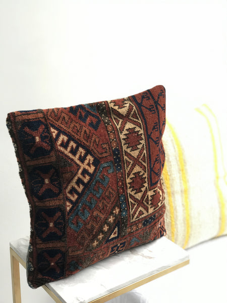 Bohemian pillow case, geometric shapes. Unique design, high quality. Ethnic, Aztec. Art for boho style homes. 
