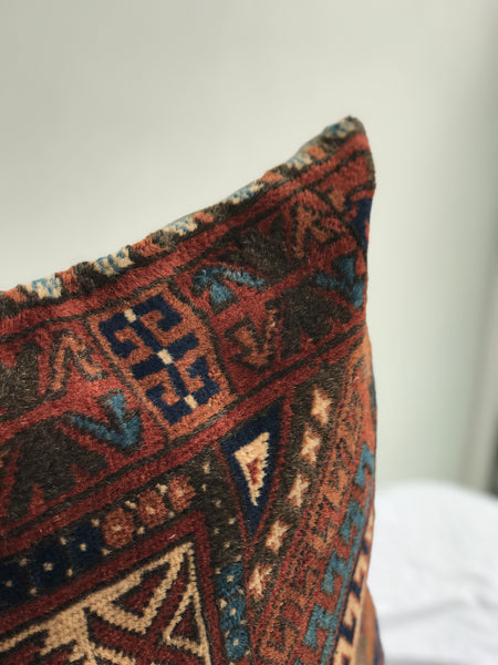 Bohemian pillow case, geometric shapes. Art design lovers apartment. Ethnic, Aztec. Art for boho modern homes. 