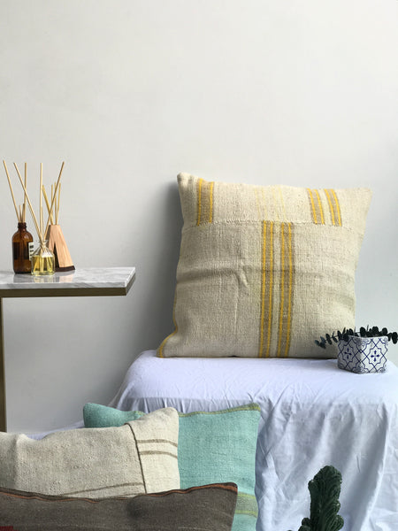 Kilim pillow case, stylish cushion cover. Modern scandic design, minimal interior decor. Simple stylish homes. Artfully designed. 