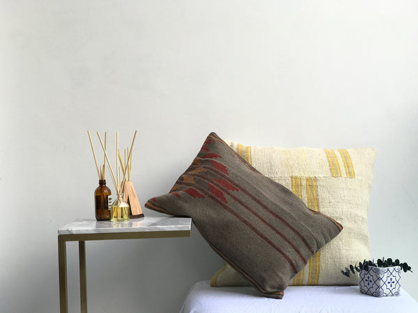 Kilim pillow case, stylish cushion cover. Modern scandic design, minimal interior decor. Simple stylish homes. Artfully designed. 